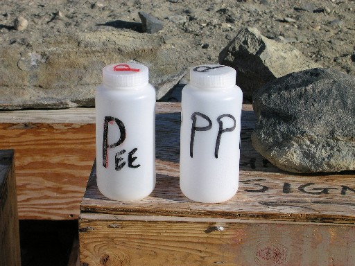 Pee bottles